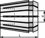 d 7,0 ER16 L27.5 DIN 6499
